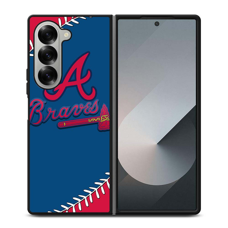 ATLANTA BRAVES BALL BASEBALL Samsung Galaxy Z Fold 6 Case Cover