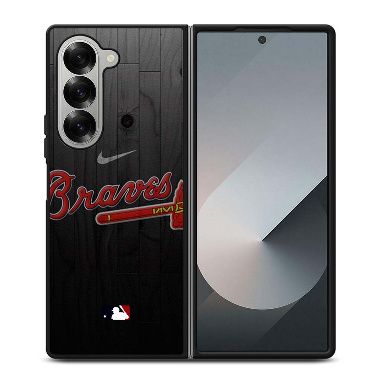 ATLANTA BRAVES MLB LOGO Samsung Galaxy Z Fold 6 Case Cover
