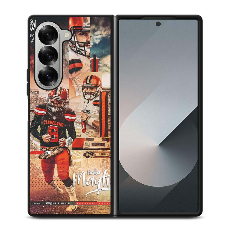 BAKER MAYFIELD CLEVELAND 6 Samsung Galaxy Z Fold 6 Case Cover