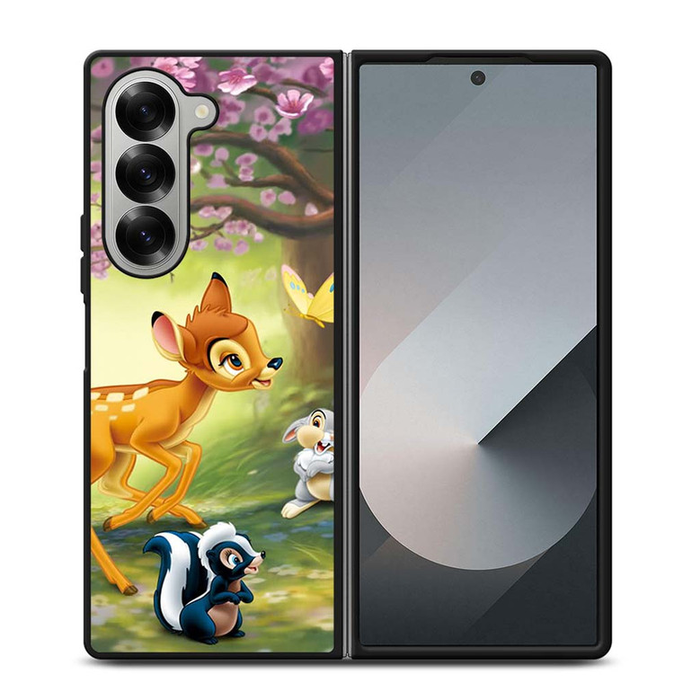 BAMBI DEER AND FRIENDS DISNEY Samsung Galaxy Z Fold 6 Case Cover