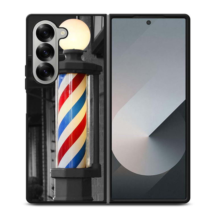 BARBER POLE SIDE Samsung Galaxy Z Fold 6 Case Cover