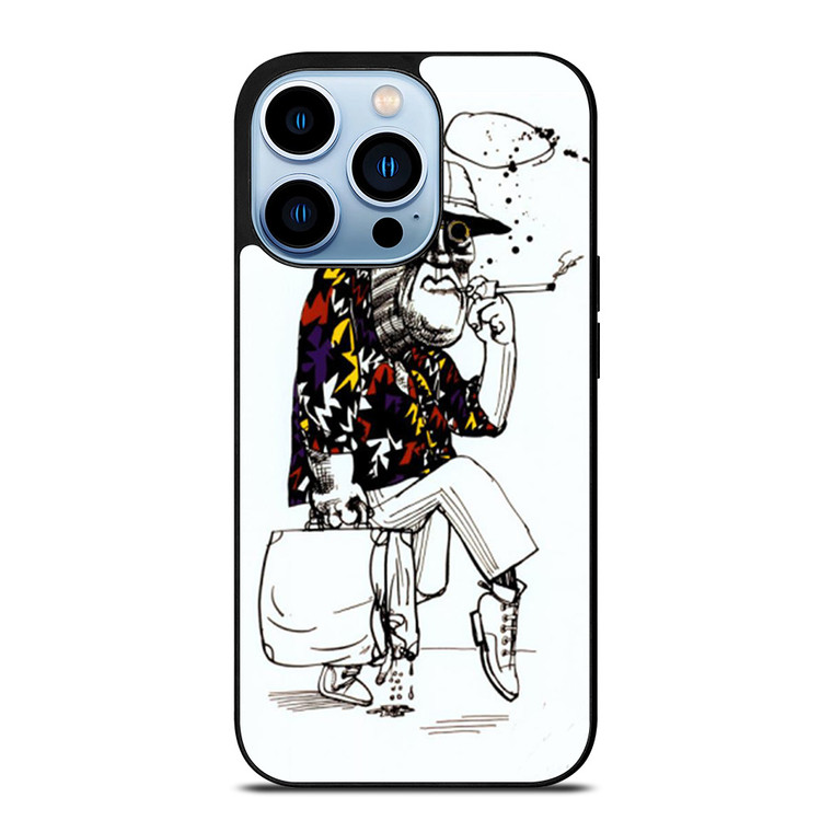 DR GONZO RALPH STEADMAN LAS VEGAS iPhone 13 Pro Max Case