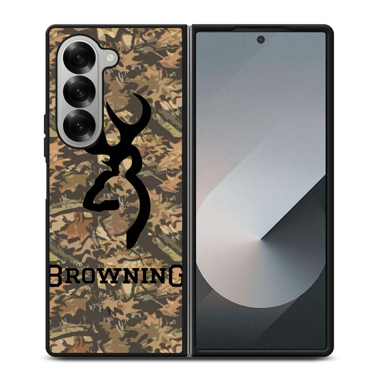 CAMO BROWNING LOGO Samsung Galaxy Z Fold 6 Case Cover