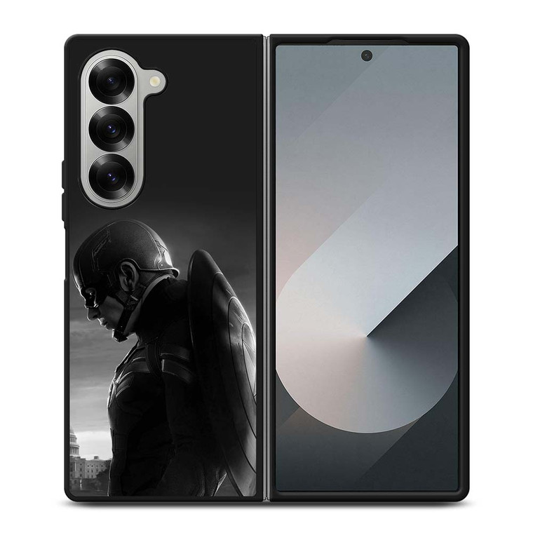 CAPTAIN AMERICA SAD Samsung Galaxy Z Fold 6 Case Cover