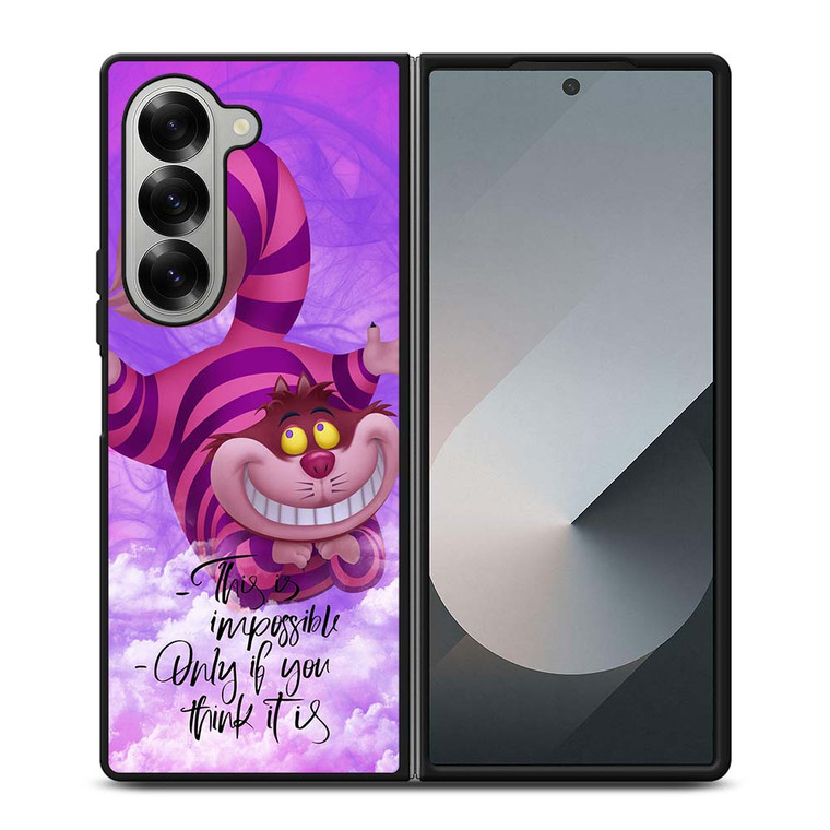 CHESIRE CAT Samsung Galaxy Z Fold 6 Case Cover