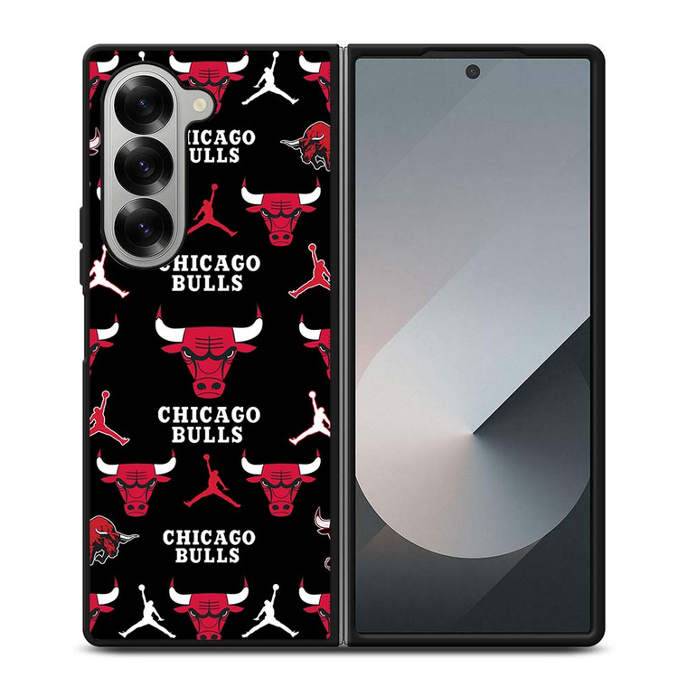 CHICAGO BULLS COLLAGE Samsung Galaxy Z Fold 6 Case Cover