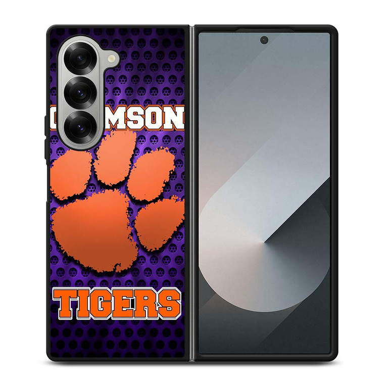 CLEMSON TIGERS Samsung Galaxy Z Fold 6 Case Cover