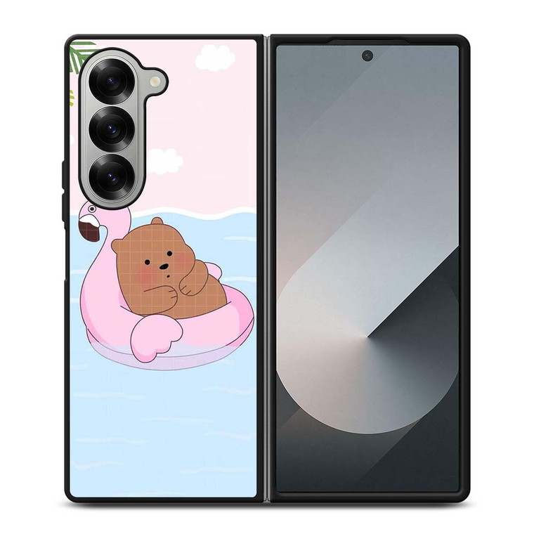 CN WE BARE BEARS GRIZZLY Samsung Galaxy Z Fold 6 Case Cover