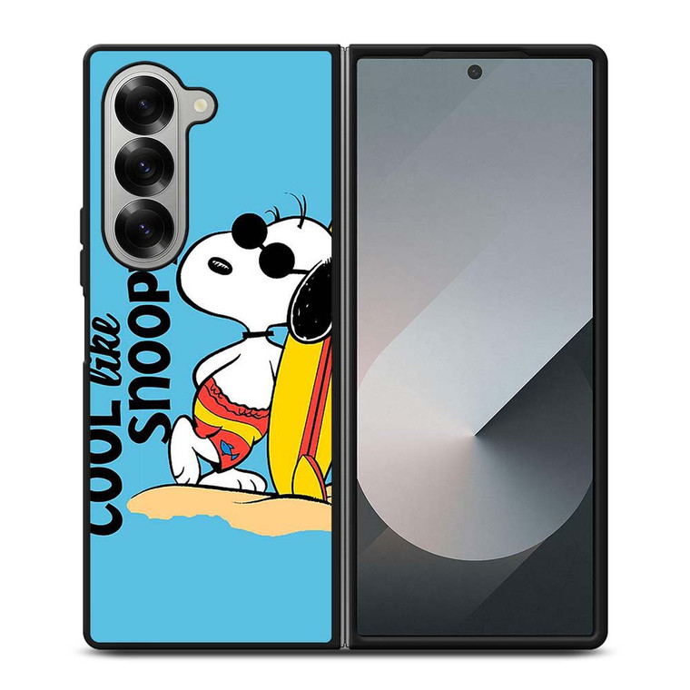 COOL LIKE SNOOPY THE PEANUTS Samsung Galaxy Z Fold 6 Case Cover COOL LIKE SNOOPY THE PEANUTS Samsung Galaxy Z Fold 6 Case Cover