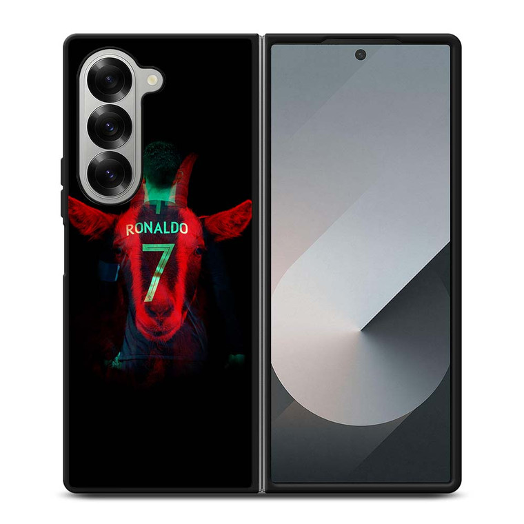CRISTIANO RONALDO CR7 G.O.A.T Samsung Galaxy Z Fold 6 Case Cover