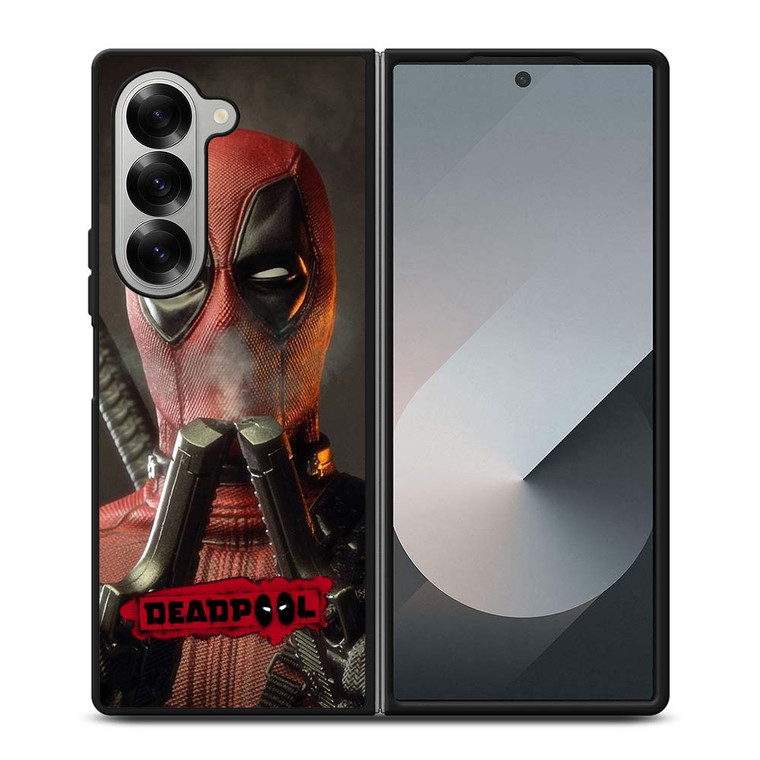 DEADPOLL POTRAIT DOUUBLE PISTOLS Samsung Galaxy Z Fold 6 Case Cover
