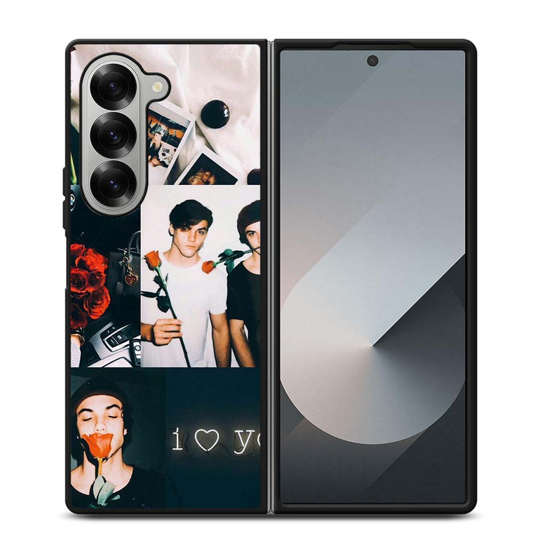DOLAN TWINS COLLAGE LOVE Samsung Galaxy Z Fold 6 Case Cover