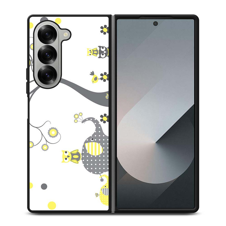 ELEPHANT CHEVRON PATTERN Samsung Galaxy Z Fold 6 Case Cover