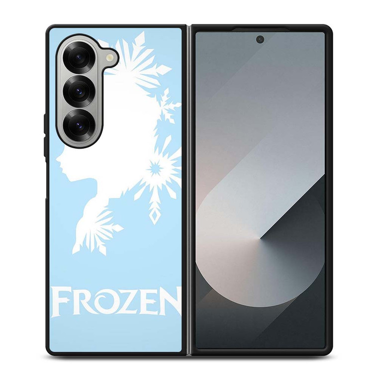 FROZEN LIGHT BLUE SILHOUETTE Samsung Galaxy Z Fold 6 Case Cover