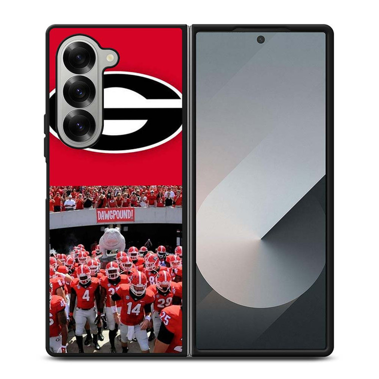 GEORGIA BULDOGS FOOTBALL TEAM Samsung Galaxy Z Fold 6 Case Cover