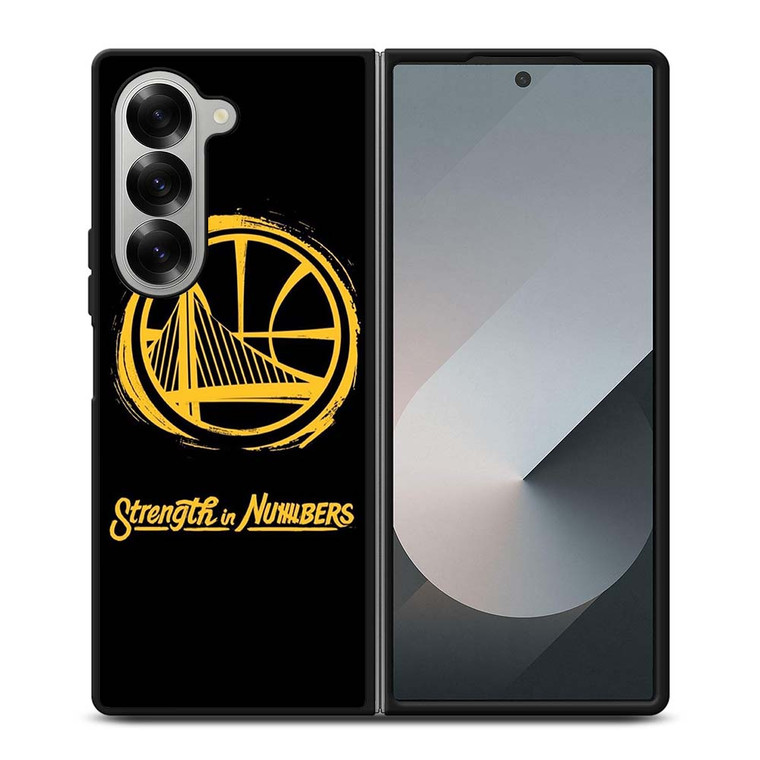 GOLDEN STATE WARRIORS LOGO STRENGTH IN NUMBERS Samsung Galaxy Z Fold 6 Case Cover
