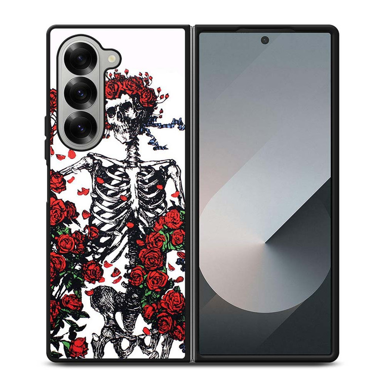 GRATEFUL DEAD BONES AND ROSES Samsung Galaxy Z Fold 6 Case Cover