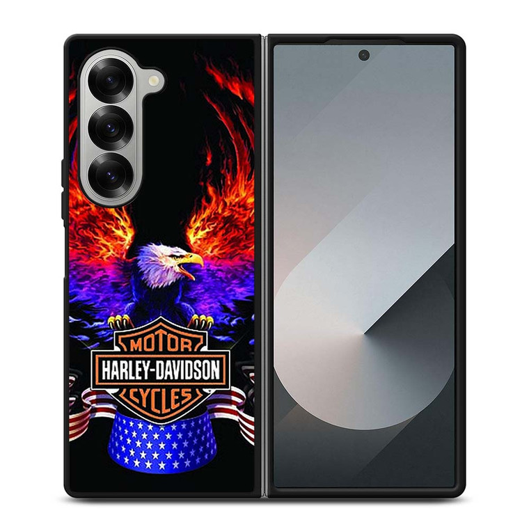 HARLEY DAVIDSON EAGLE 2 Samsung Galaxy Z Fold 6 Case Cover