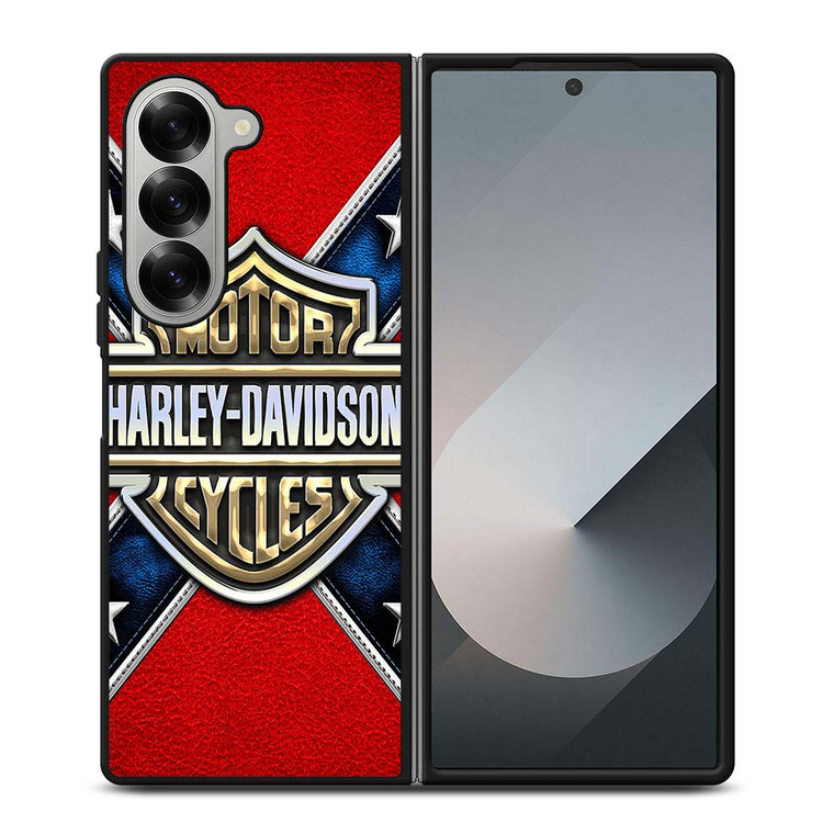 HARLEY DAVIDSON FLAG LOGO Samsung Galaxy Z Fold 6 Case Cover