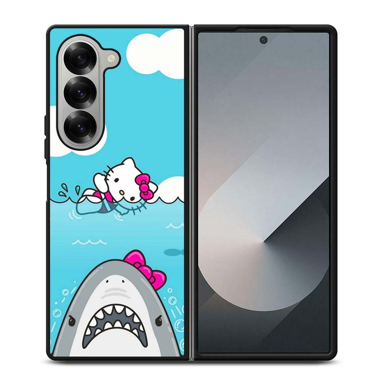 HELLO KITTY JAWS SEA Samsung Galaxy Z Fold 6 Case Cover