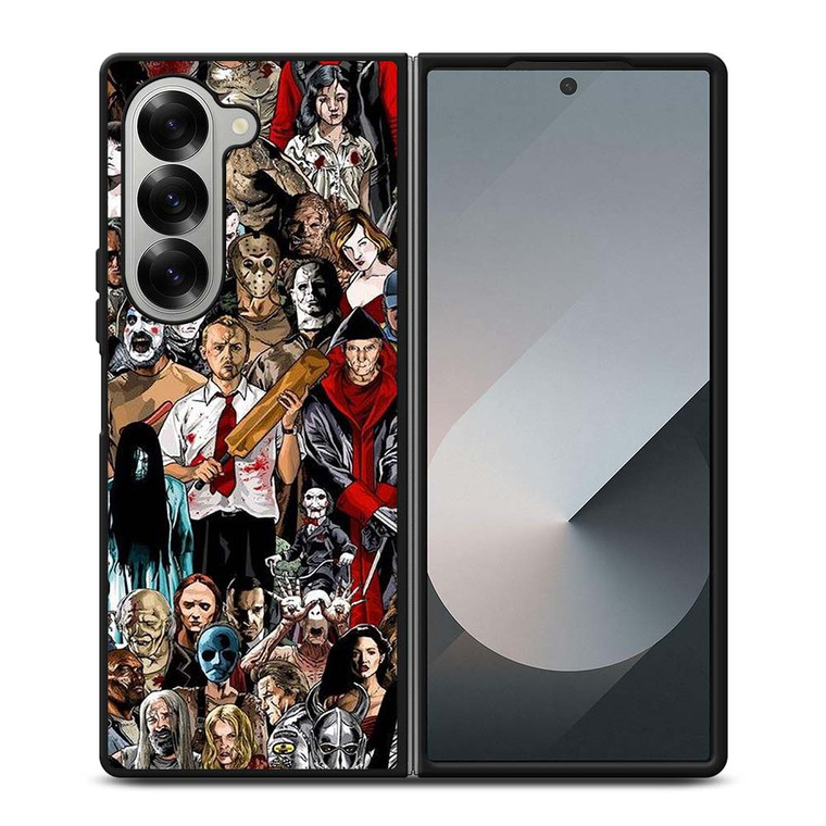 HORROR MOVIE COLLAGE Samsung Galaxy Z Fold 6 Case Cover