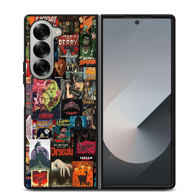 HORROR MOVIE COMPILATION POSTER Samsung Galaxy Z Fold 6 Case Cover HORROR MOVIE COMPILATION POSTER Samsung Galaxy Z Fold 6 Case Cover