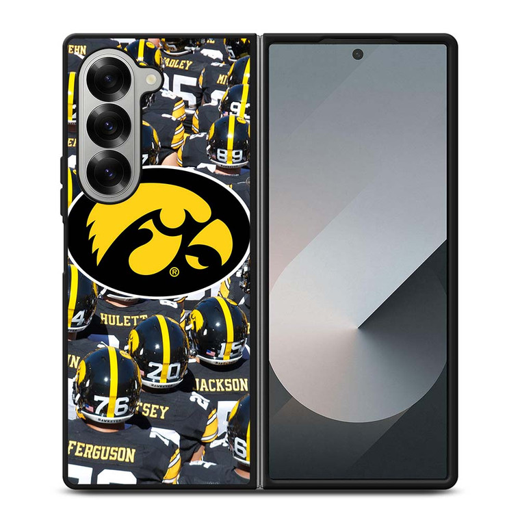 IOWA HAWKEYES COLLAGE FOOTBALL Samsung Galaxy Z Fold 6 Case Cover