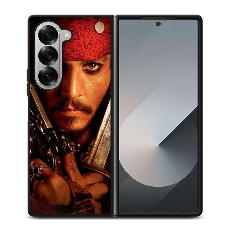 JACK SPARROW PIRATES OF THE CARIBBEAN Samsung Galaxy Z Fold 6 Case Cover