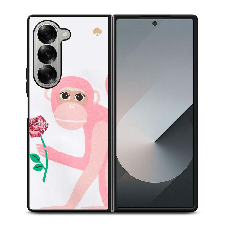 KATE SPADE MONKEY APPLIQUE Samsung Galaxy Z Fold 6 Case Cover