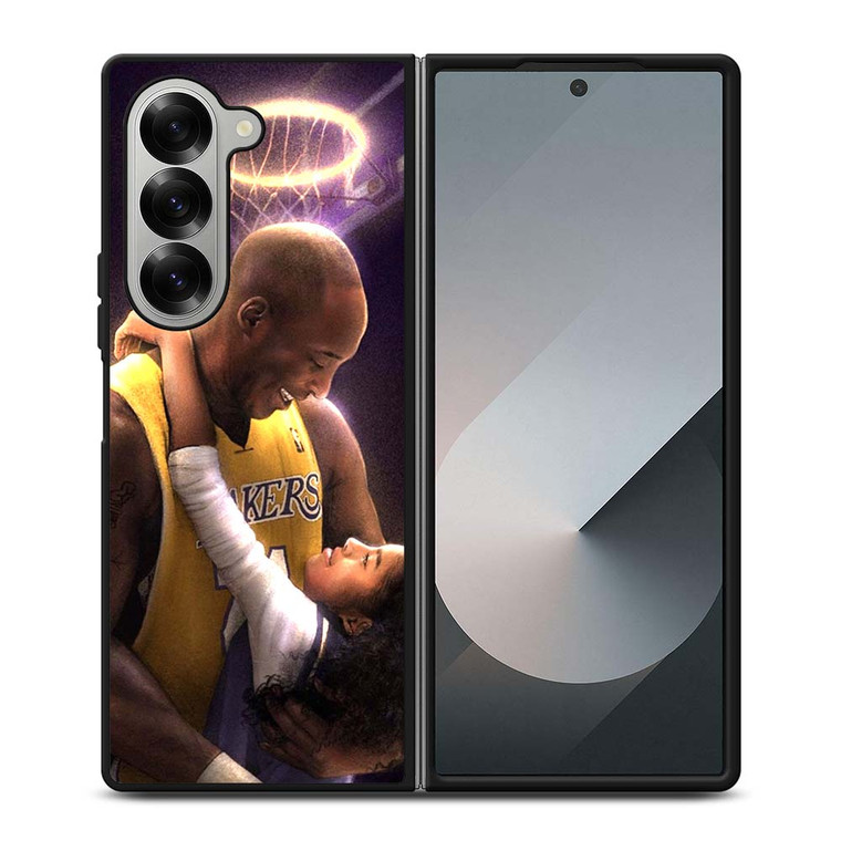 KOBE AND GIGI BRIANT Samsung Galaxy Z Fold 6 Case Cover