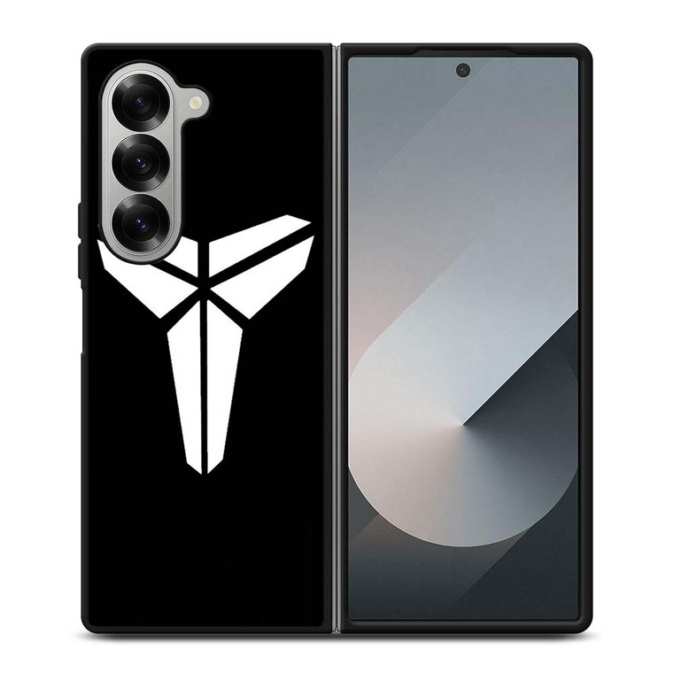 KOBE BLACK MAMBA LOGO BLACK Samsung Galaxy Z Fold 6 Case Cover