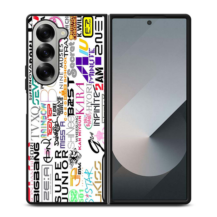 KPOP ALL BAND Samsung Galaxy Z Fold 6 Case Cover