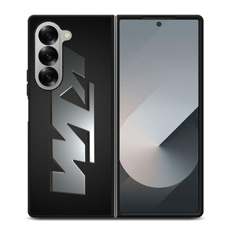 KTM CHROME LOGO CARBON Samsung Galaxy Z Fold 6 Case Cover