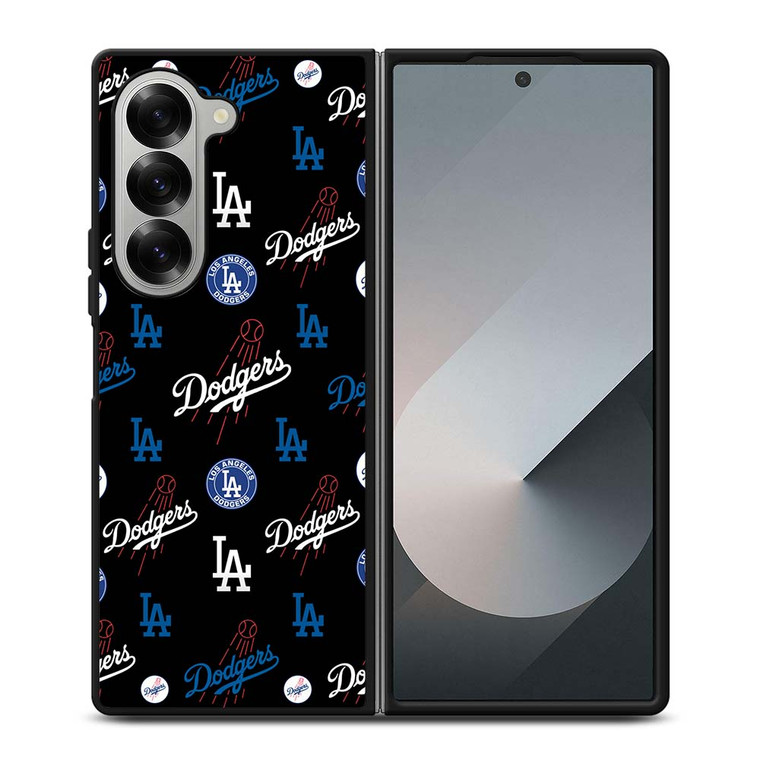 LA LOS ANGELES DODGERS COLLAGE Samsung Galaxy Z Fold 6 Case Cover