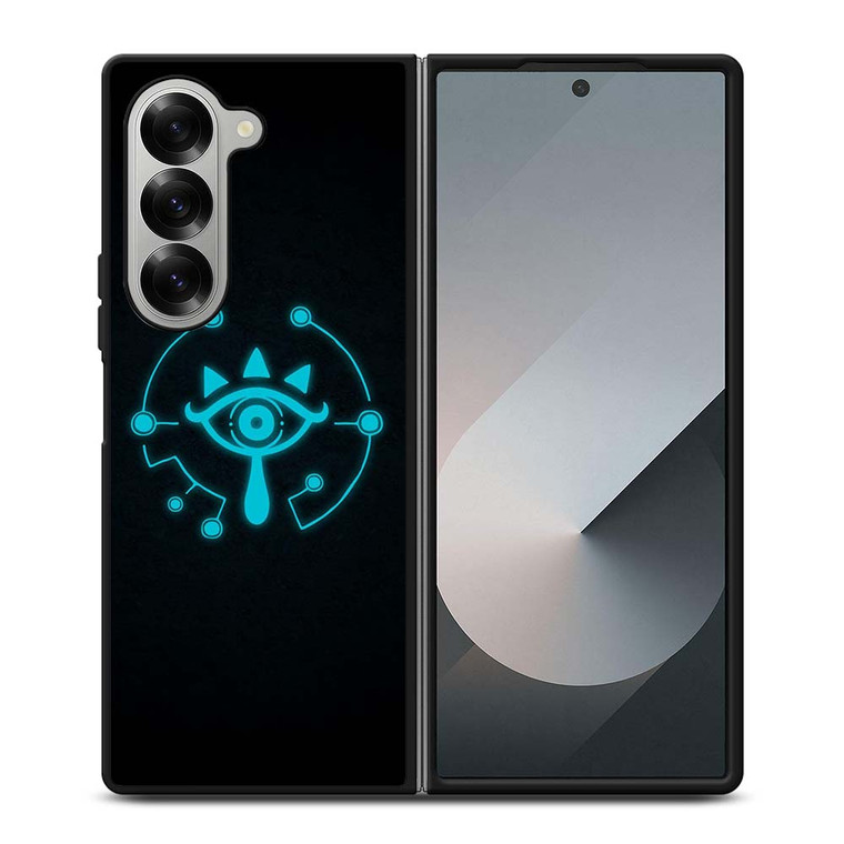 LEGEND OF ZELDA SHEIKAH SLATE EYE LOGO BLUE Samsung Galaxy Z Fold 6 Case Cover LEGEND OF ZELDA SHEIKAH SLATE EYE LOGO BLUE Samsung Galaxy Z Fold 6 Case Cover