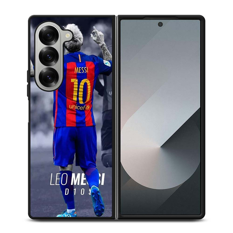 LIONEL MESSI BARCELONA 10 Samsung Galaxy Z Fold 6 Case Cover