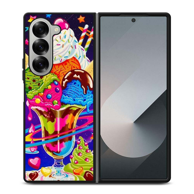LISA FRANK ICE CREAM Samsung Galaxy Z Fold 6 Case Cover