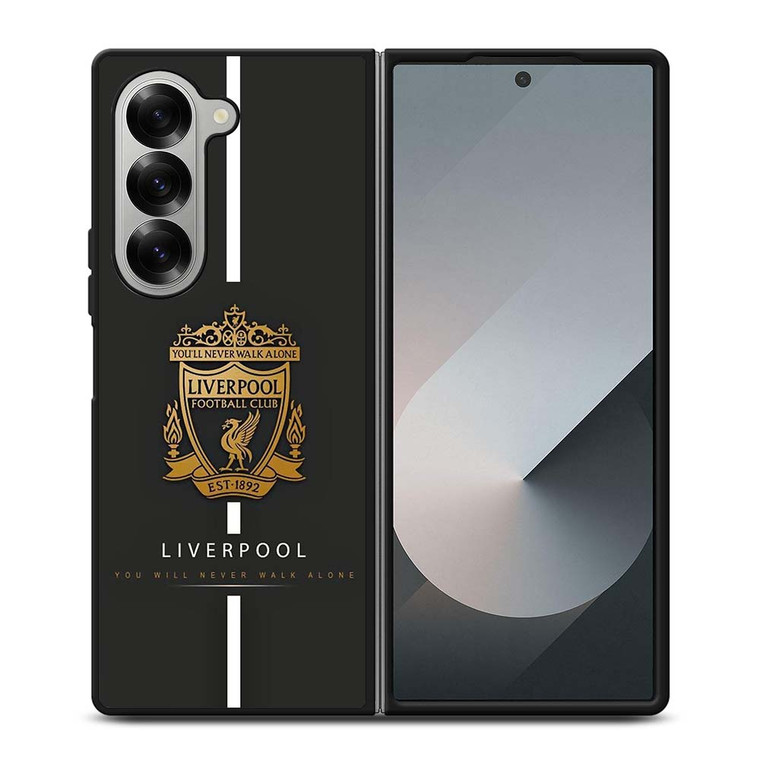 LIVERPOOL FC GOLDEN LOGO Samsung Galaxy Z Fold 6 Case Cover