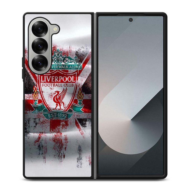 LIVERPOOL FC LOGO ENGLAND FLAG Samsung Galaxy Z Fold 6 Case Cover