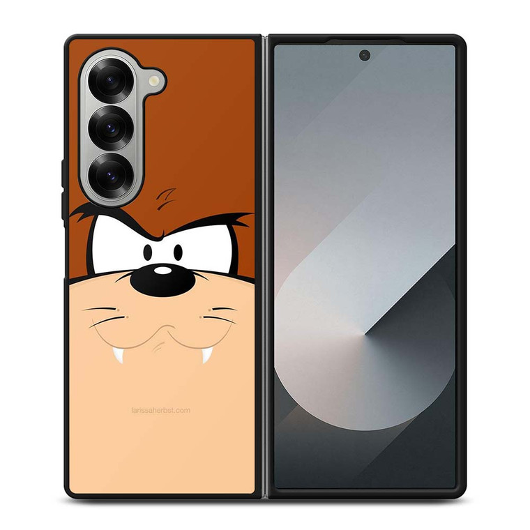LOONEY TUNES TAZMANIA FACE Samsung Galaxy Z Fold 6 Case Cover