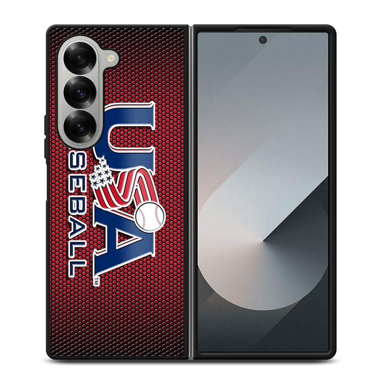 MAJOR BASEBALL LEAGUE LOGO RED Samsung Galaxy Z Fold 6 Case Cover