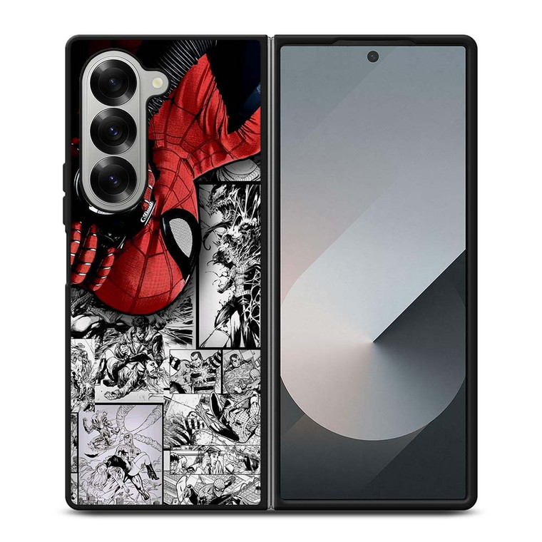 MARVEL SPIDERMAN POTRAIT COMIC Samsung Galaxy Z Fold 6 Case Cover