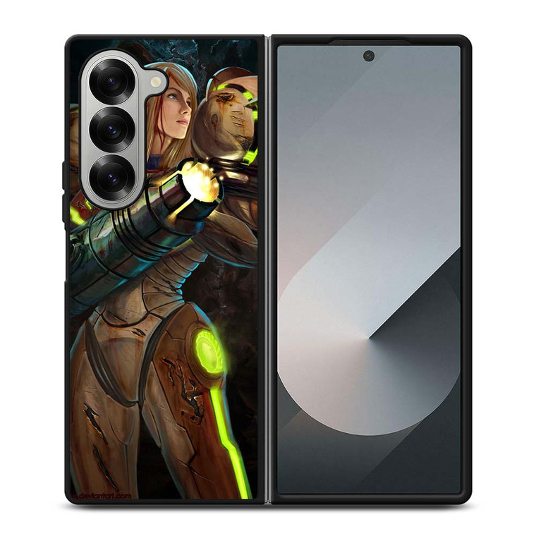 METROID SAMUS ARAN Samsung Galaxy Z Fold 6 Case Cover