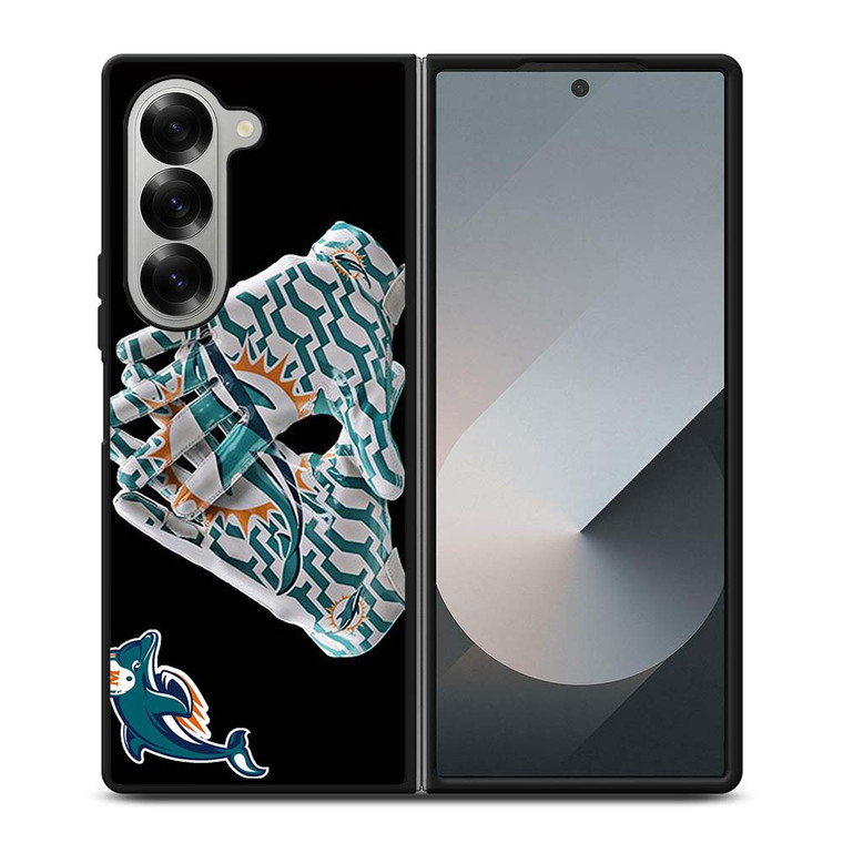 MIAMI DOLPHINS FOOTBALL Samsung Galaxy Z Fold 6 Case Cover