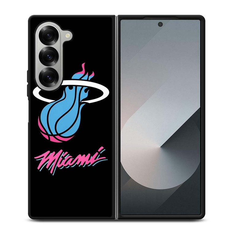 MIAMI HEAT ARTWORK Samsung Galaxy Z Fold 6 Case Cover