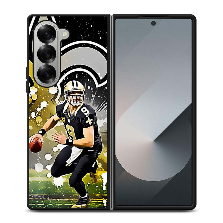 NEW ORLEANS SAINTS DREW NINE Samsung Galaxy Z Fold 6 Case Cover