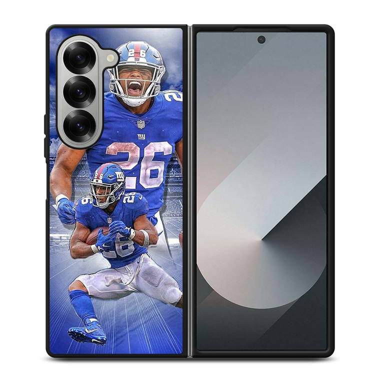 NEW YORK GIANTS SAQUON BARKLEY SCREAM Samsung Galaxy Z Fold 6 Case Cover
