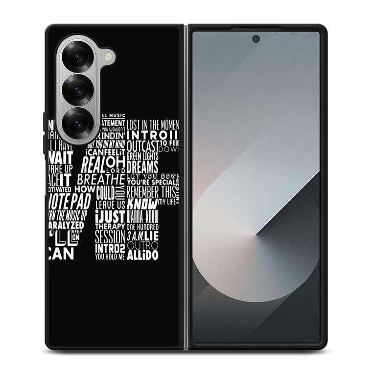 NF WORD COLLABORATION LOGO Samsung Galaxy Z Fold 6 Case Cover