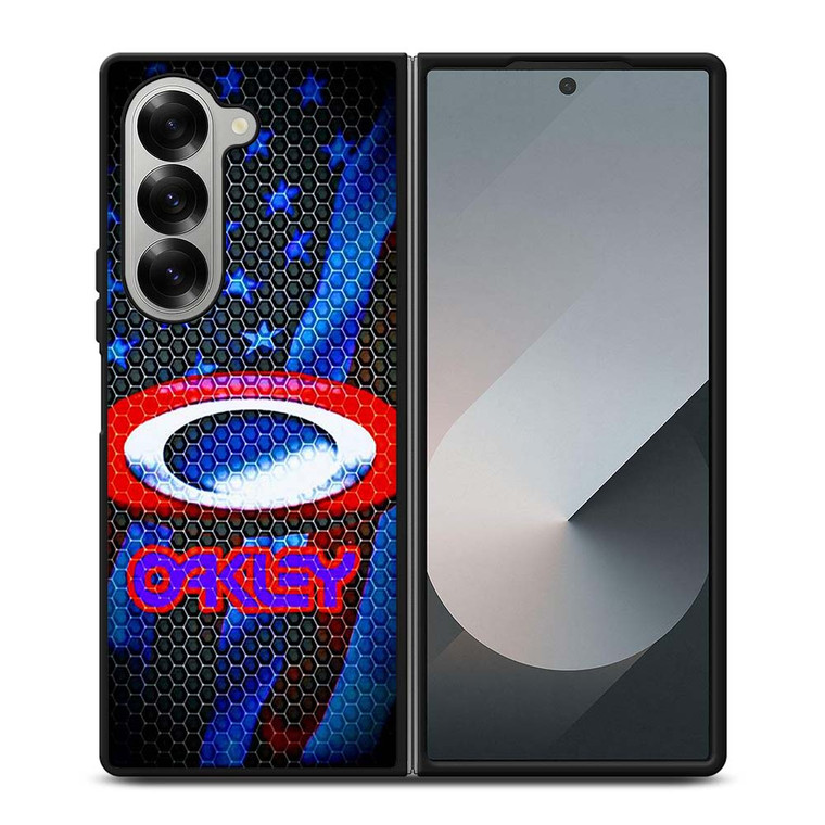 OAKLEY LOGO AMERICAN FLAG Samsung Galaxy Z Fold 6 Case Cover
