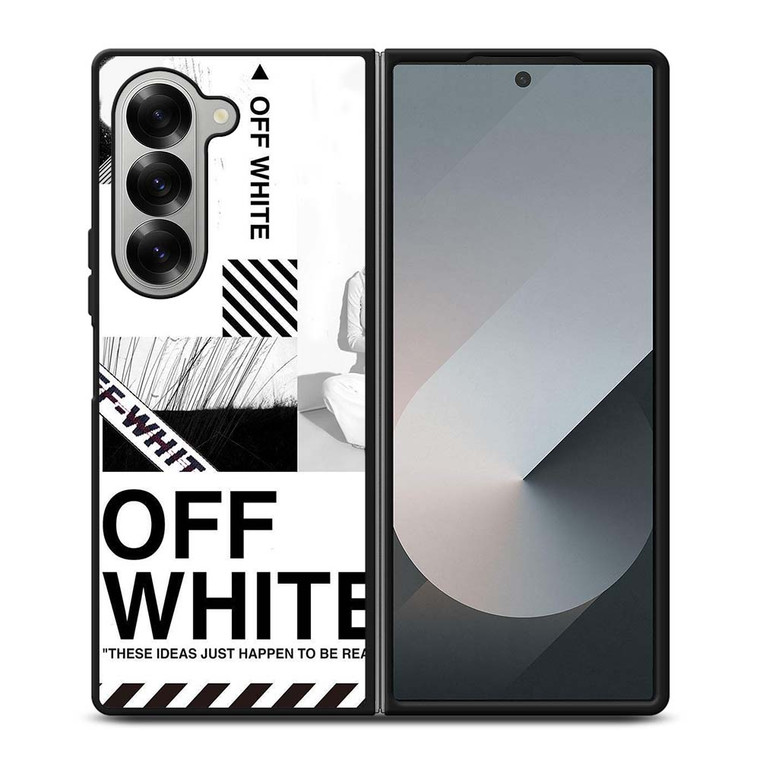 OFF WHITE ARTWORK Samsung Galaxy Z Fold 6 Case Cover OFF WHITE ARTWORK Samsung Galaxy Z Fold 6 Case Cover